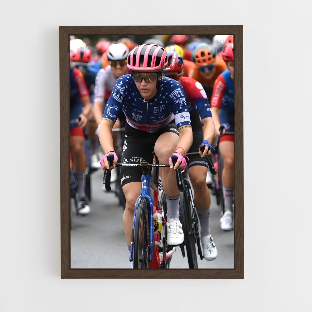 Poster Kristen faulkner – affiche Cyclisme (vue 5)